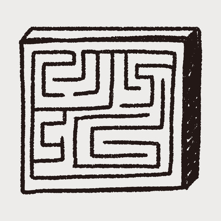 Doodle Mazeのイラスト素材