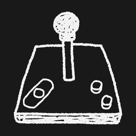 Doodle joystickのイラスト素材