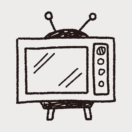 Doodle TVのイラスト素材