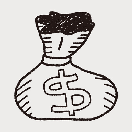 Doodle Coinのイラスト素材