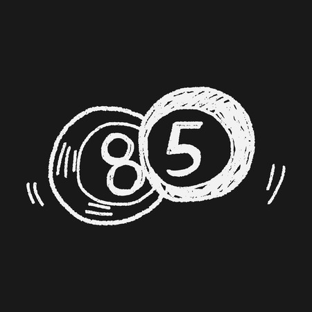 Doodle Billiardsのイラスト素材