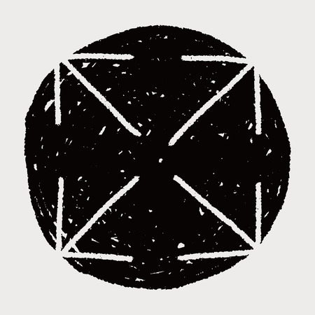 Doodle Enlargeのイラスト素材