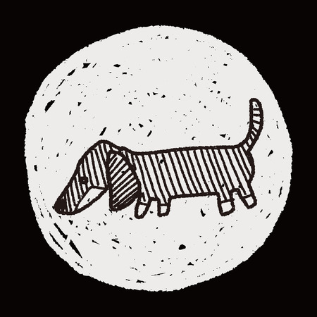 Doodle Dogのイラスト素材