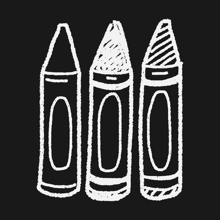 Doodle Crayonのイラスト素材