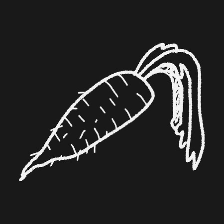 Carrots doodleのイラスト素材