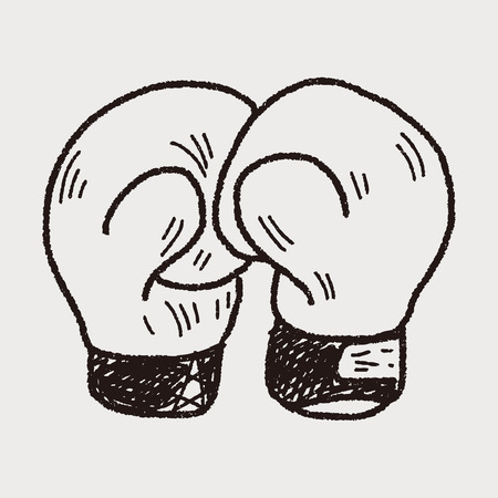 Doodle Boxingのイラスト素材