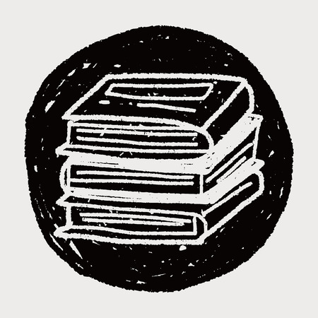 doodle bookのイラスト素材