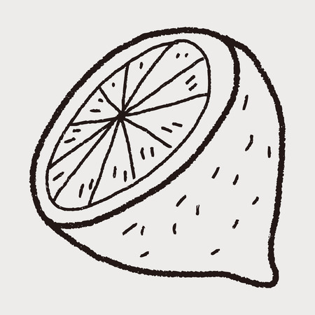 Lemon doodleのイラスト素材