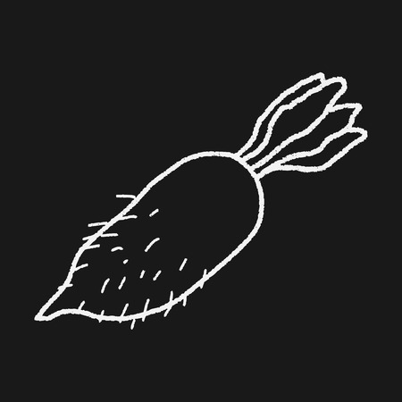 Radish doodleのイラスト素材