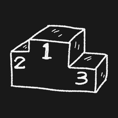 Doodle Podiumのイラスト素材
