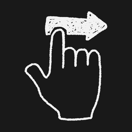 Gesture doodleのイラスト素材
