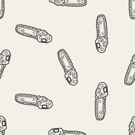 chainsaw doodleのイラスト素材