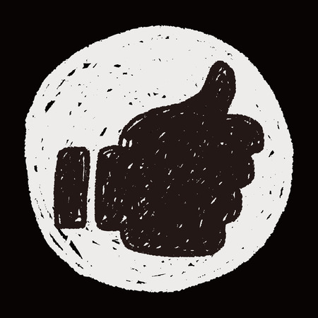 Gesture doodleのイラスト素材