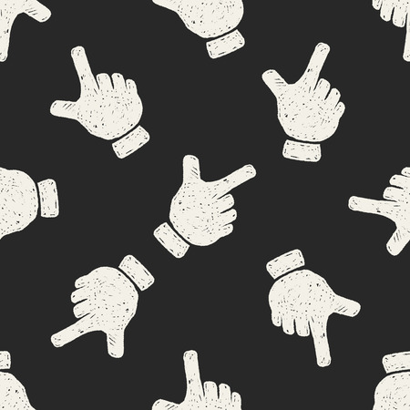 Gesture doodleのイラスト素材