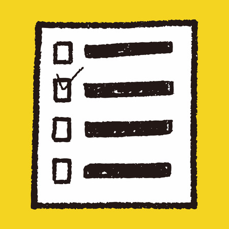 doodle Product Listのイラスト素材