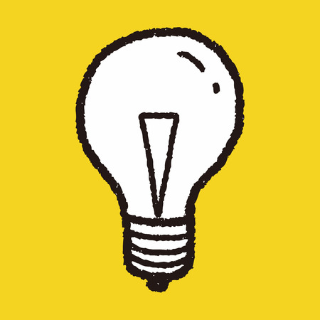 Doodle Light bulbのイラスト素材