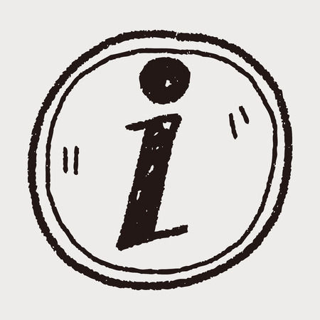 information doodleのイラスト素材