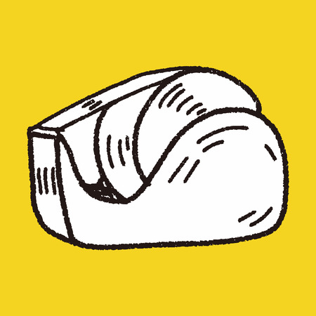 tape doodleのイラスト素材