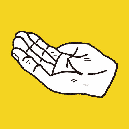 Gesture doodleのイラスト素材