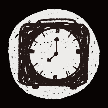 time doodleのイラスト素材