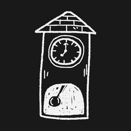 time doodleのイラスト素材