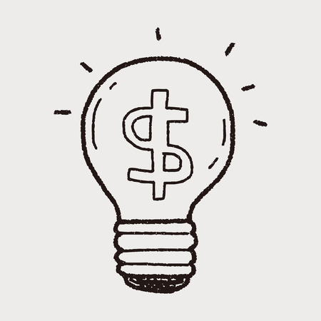 money idea doodleのイラスト素材
