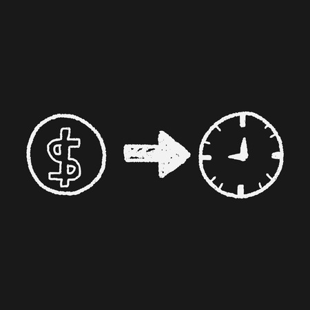 time doodleのイラスト素材