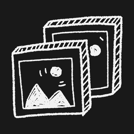 Doodle Photoのイラスト素材