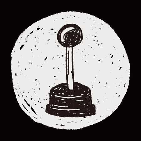 doodle game controllerのイラスト素材