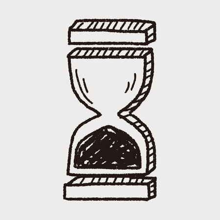 Doodle Hourglassのイラスト素材