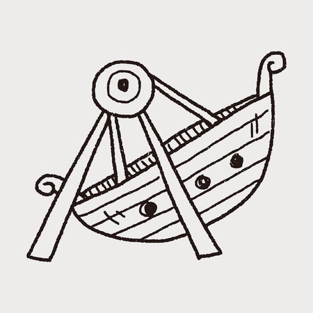 amusement park doodleのイラスト素材