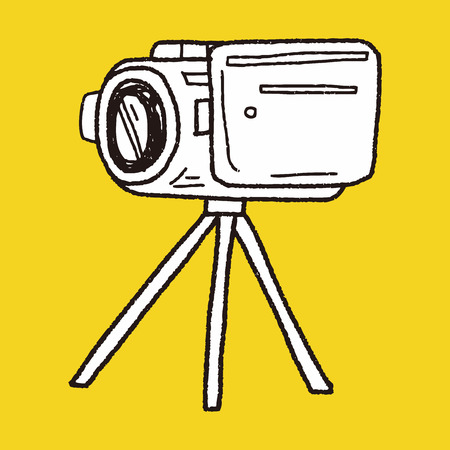 Doodle Video recorderのイラスト素材