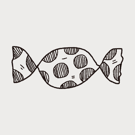 candy doodleのイラスト素材