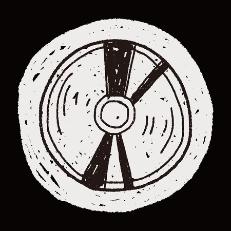 cd doodleのイラスト素材