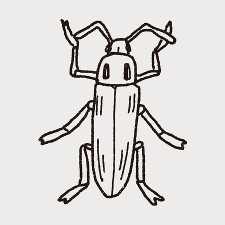 insect doodleのイラスト素材
