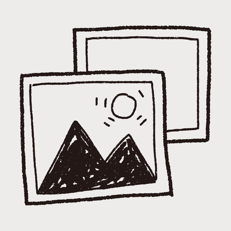 Doodle Photoのイラスト素材