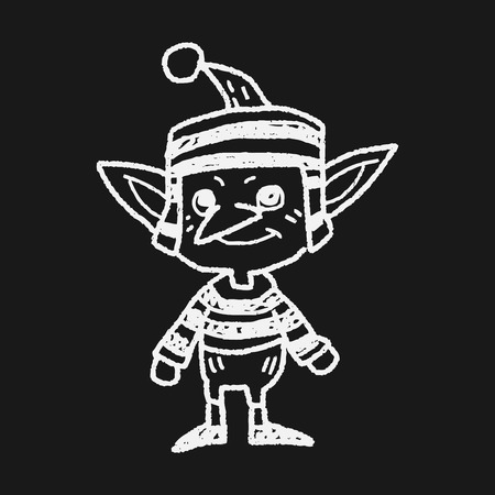 elf doodleのイラスト素材