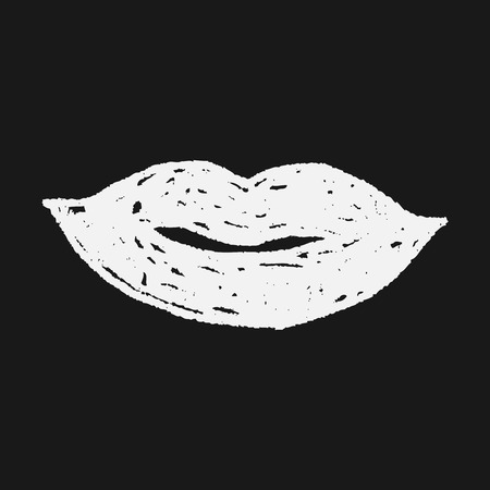 kiss doodleのイラスト素材