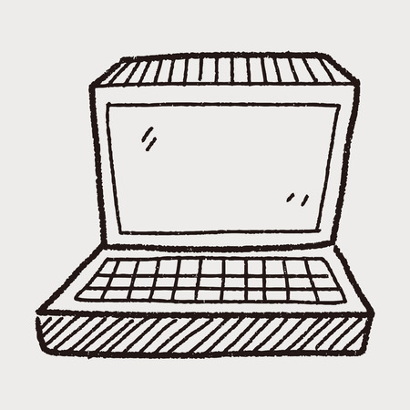 notebook doodleのイラスト素材