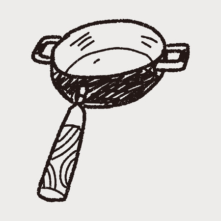 pan doodleのイラスト素材