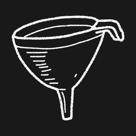 funnel doodleのイラスト素材
