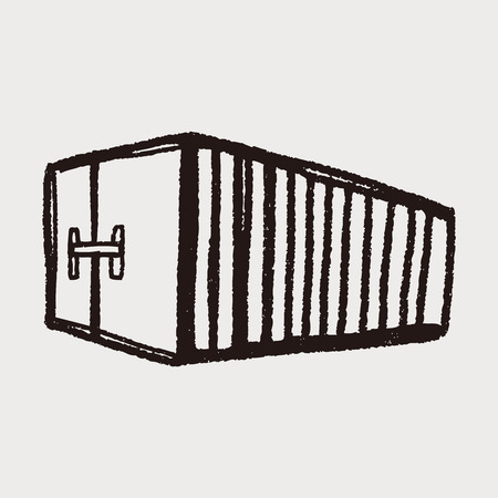 container doodleのイラスト素材