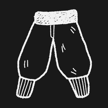 pant doodleのイラスト素材