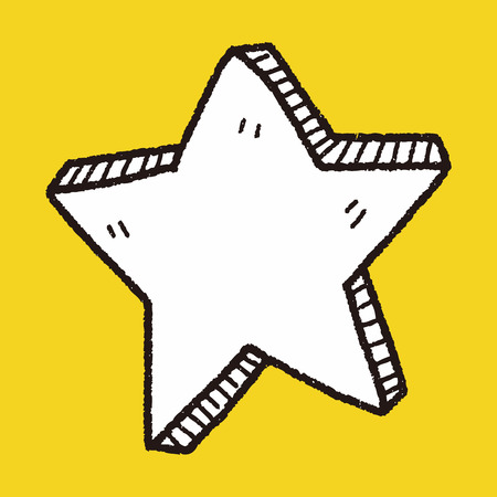 star doodleのイラスト素材