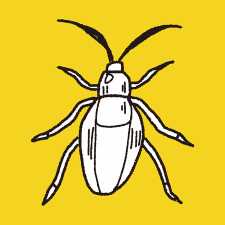insect doodleのイラスト素材