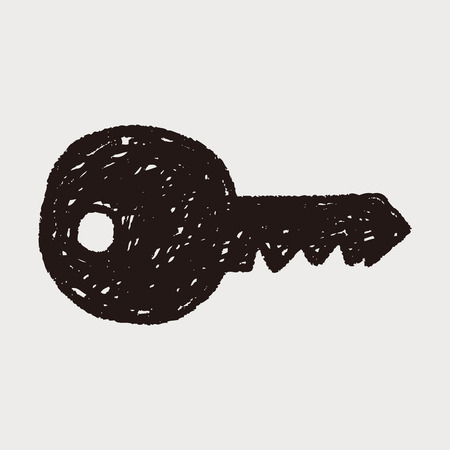key doodleのイラスト素材