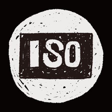 iso doodleのイラスト素材