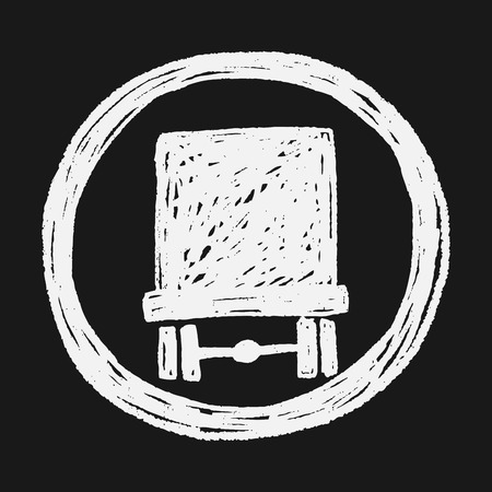 traffic sign doodleのイラスト素材