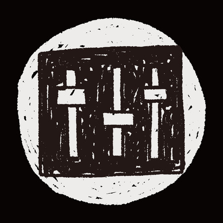 sound control doodleのイラスト素材