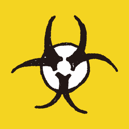 nuclear energy doodleのイラスト素材